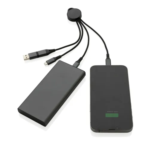 Cable de carga 6 en 1 de aluminio reciclado Terra RCS