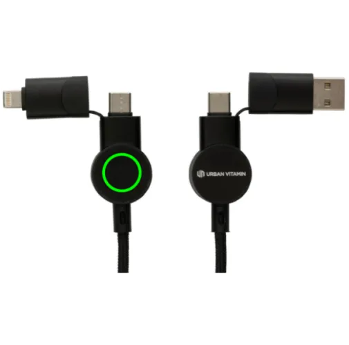 negro Cable 6 en 1 Oakland RCS carga rápida 45W