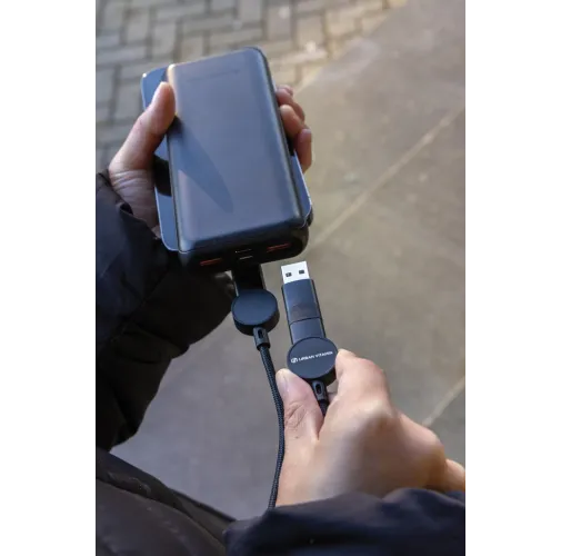 negro Cable 6 en 1 Oakland RCS carga rápida 45W