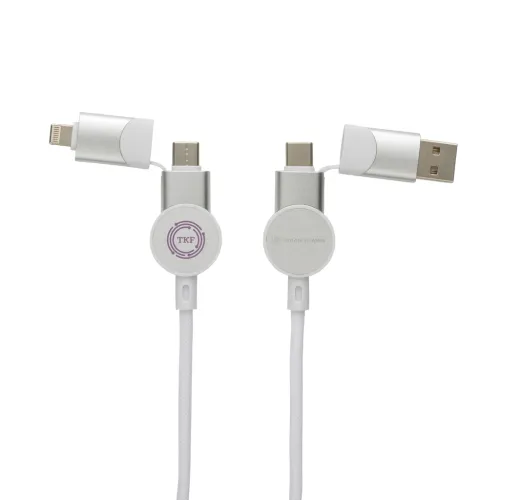 blanco Cable 6 en 1 Oakland RCS carga rápida 45W