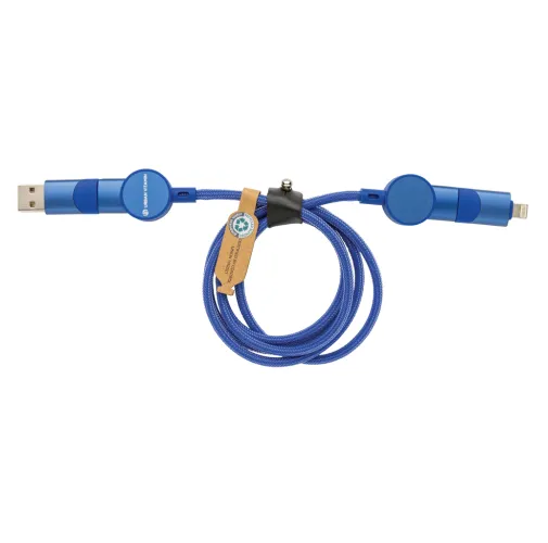 azul Cable 6 en 1 Oakland RCS carga rápida 45W