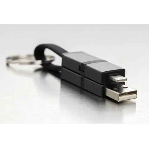 Cable carga rápida 4 en 1 de aluminio reciclado Terra 60W