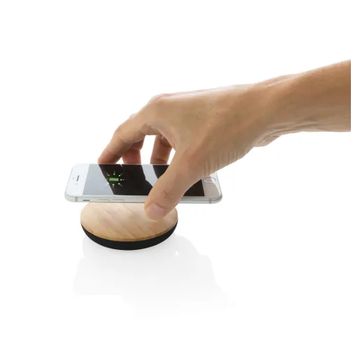 Cargador inalámbrico 5W bambú X