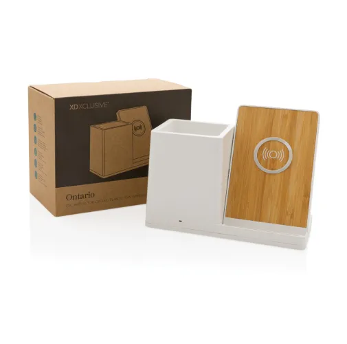 Cargador Ontario 10W de plástico reciclado y RCS