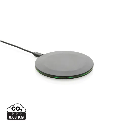 CARGADOR RÁPIDO INALÁMBRICO 15W DE PLÁSTICO RECICLADO RCS