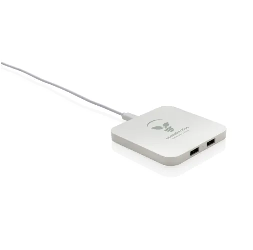 Cargador Inalámbrico 10W plástico reciclado RCS