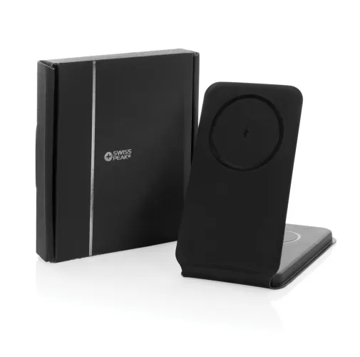 Cargador inalámbrico magnético Swiss Peak RCS rPU 15W 3 en 1