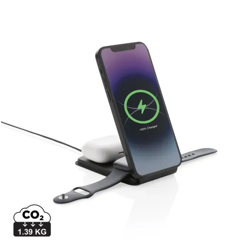 CARGADOR INALÁMBRICO MAGNÉTICO SWISS PEAK RCS RPU 15W 3 EN 1