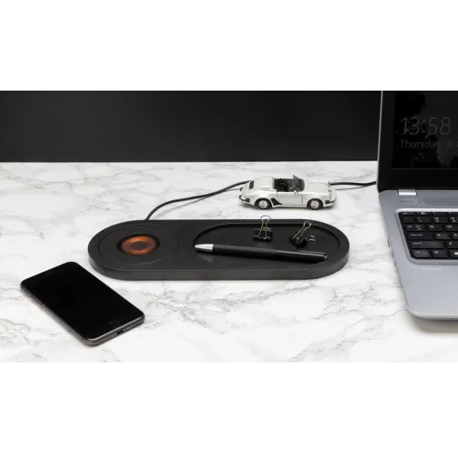 negro Bandeja de carga inalámbrica 10W Encore