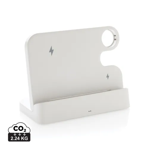 CARGADOR 3 EN 1 RCS PLÁSTICO RECICLADO 15W