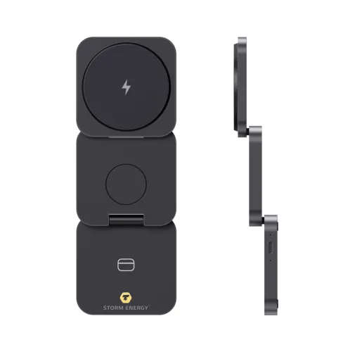 Cargador 15W Terra RCS aluminio reciclado plegable 3 en 1