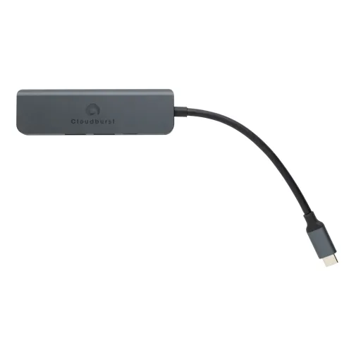 Hub Terra RCS de aluminio reciclado con entrada HDMI