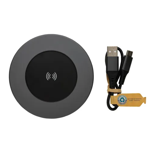 Cargador inalámbrico Terra RCS de aluminio reciclado de 10W