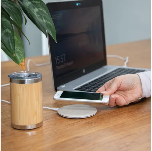 Cargador inalámbrico 5W de paja de trigo