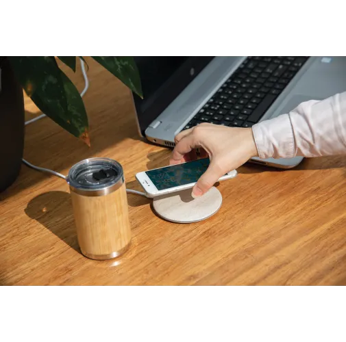 Cargador inalámbrico 5W de paja de trigo