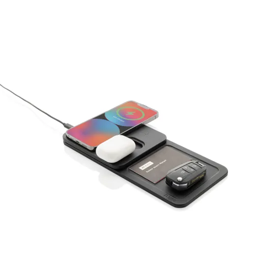 Bandeja cargador inalámbrico Swiss Peak 3 en 1 RCS  PU