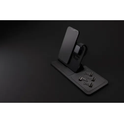 Bandeja cargador inalámbrico Swiss Peak 3 en 1 RCS  PU