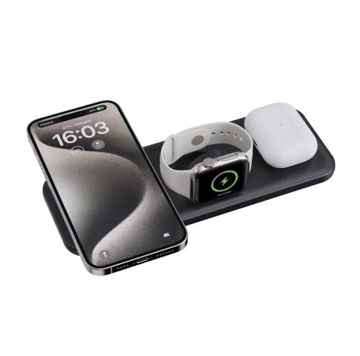 Cargador magnético 3 en 1 RCS Urban Vitamin Torrance 15W