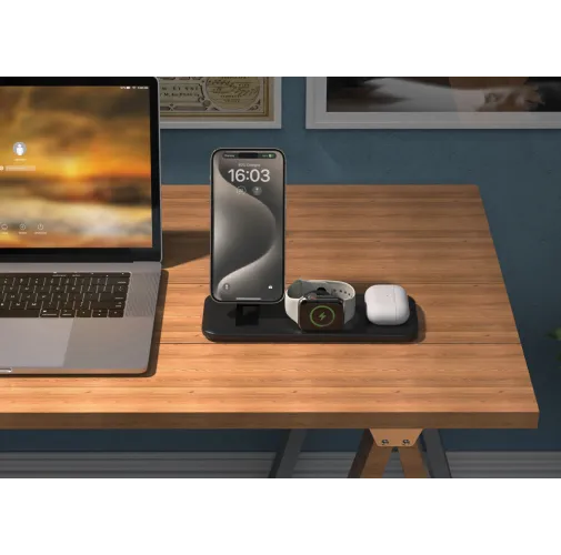 Cargador magnético 3 en 1 RCS Urban Vitamin Torrance 15W