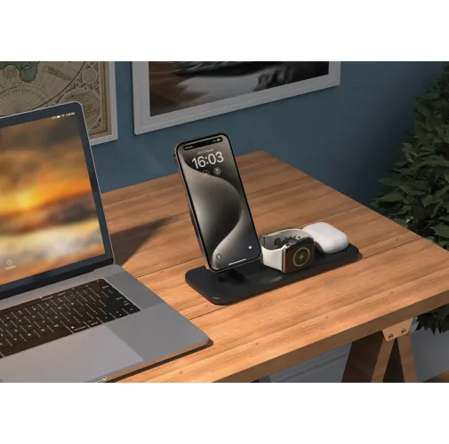 Cargador magnético 3 en 1 RCS Urban Vitamin Torrance 15W