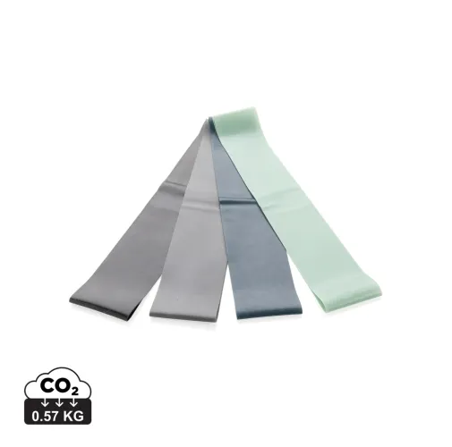 BANDAS DE FITNESS ELÁSTICAS DE 4 PIEZAS EN BOLSA