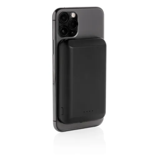 negro Powerbank inalámbrico 5W magnético de 5.000 mAh