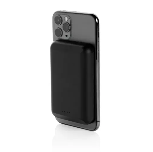 negro Powerbank inalámbrico 5W magnético de 5.000 mAh