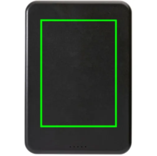 negro Powerbank Magnetix plástico reciclado RCS 5.000 mAh