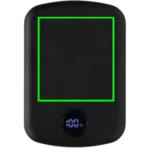 negro Powerbank MagBoost de 5000 mah de plástico reciclado RCS