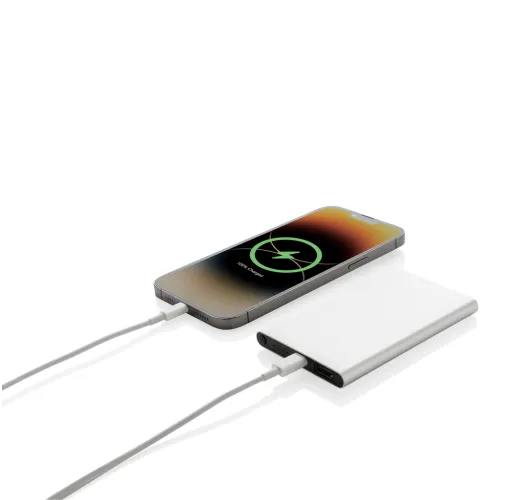 Powerbank plástico/aluminio RCS reciclado de 4000 mah tipo C