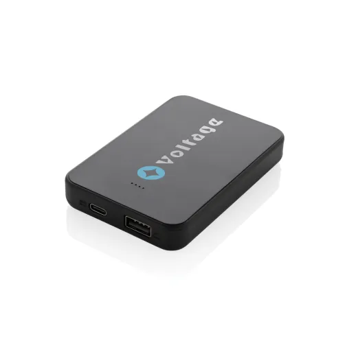 negro Powerbank Boostcore RCS plástico reciclado 5.000 mAh USB C