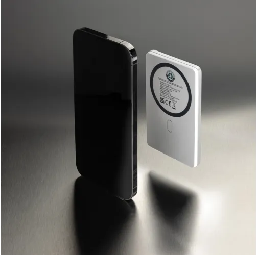 Powerbank Orion magnético 5000 mAh aluminio reciclado RCS