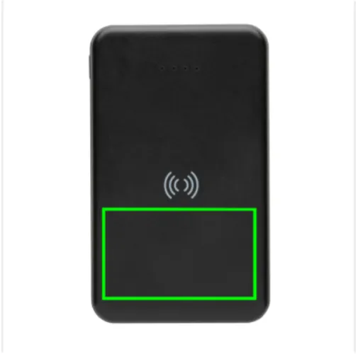 Batería inalámbrica 5W plástico RCS reciclado 5.000 mAh