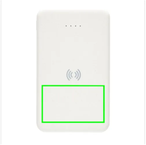 Batería inalámbrica 5W plástico RCS reciclado 5.000 mAh