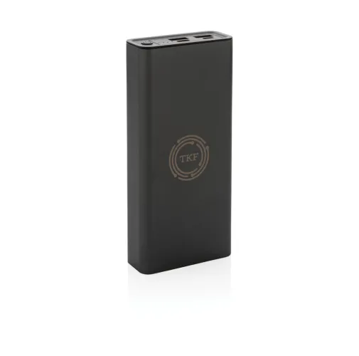 gris Powerbank Terra RCS 20W aluminio reciclado 20.000 mAh