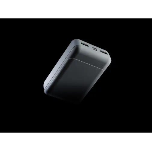 blanco Powerbank de plástico reciclado RCS de 10.000 mAh