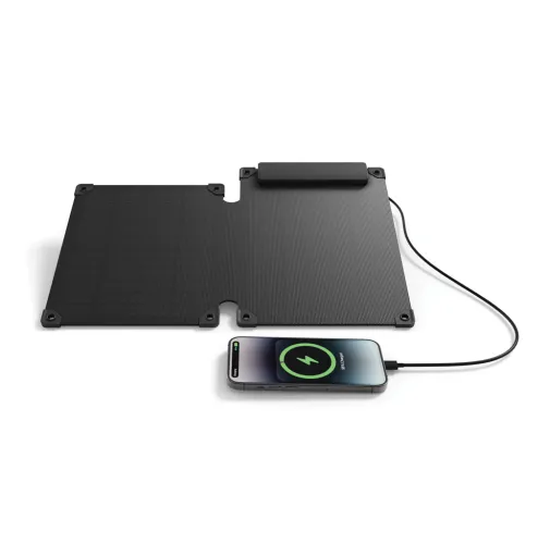 negro Panel solar portátil de plástico Solarpulse 10W