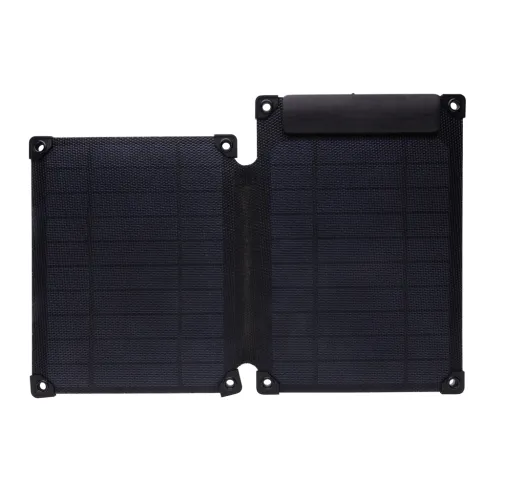 negro Panel solar portátil de plástico Solarpulse 10W