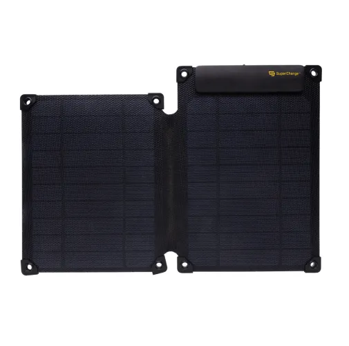 negro Panel solar portátil de plástico Solarpulse 10W