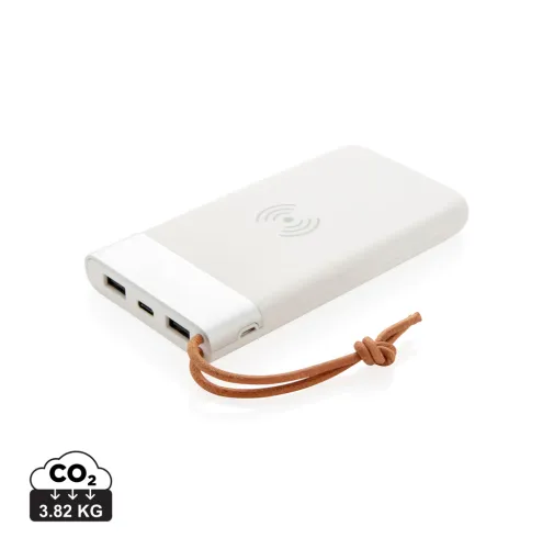 Batería externa Aria 8.000 mAh con carga inalámbrica 5W