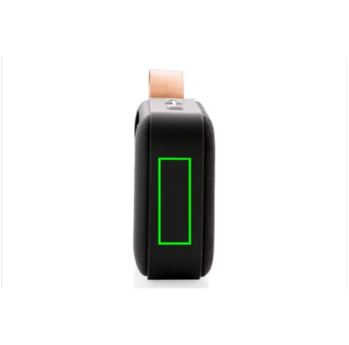 negro, negro Altavoz moderno de tela