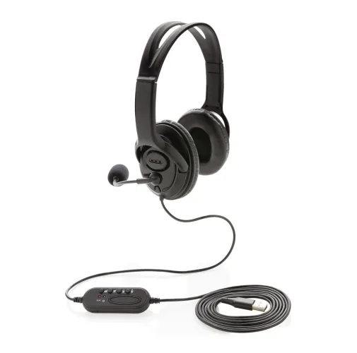 negro Auriculares ideales videollamada