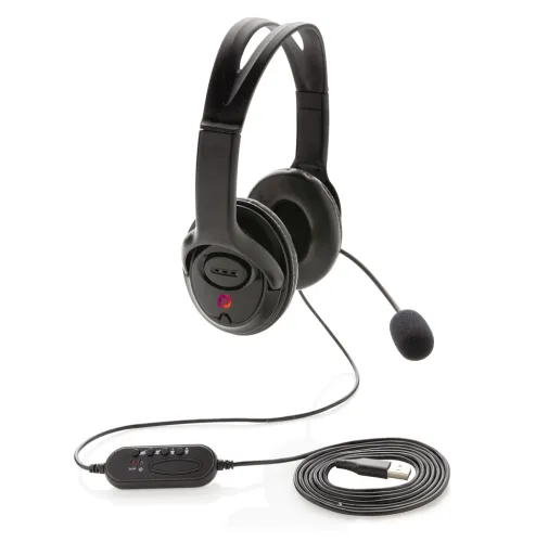 negro Auriculares ideales videollamada