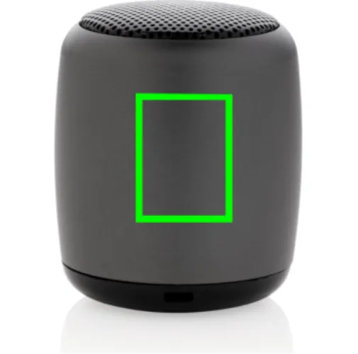 Mini altavoz inalámbrico de aluminio