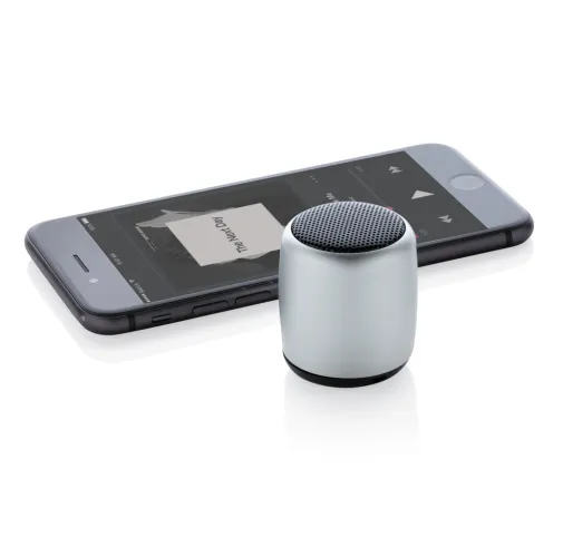 Mini altavoz inalámbrico de aluminio