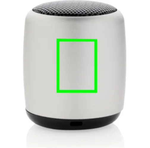 Mini altavoz inalámbrico de aluminio