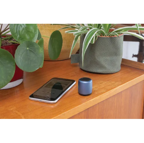 Mini altavoz inalámbrico de aluminio