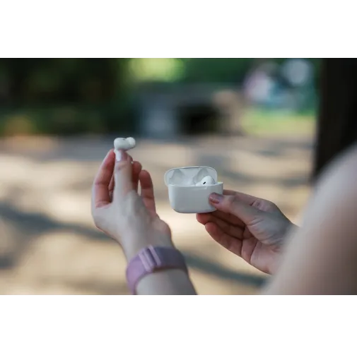 blanco Auriculares inalámbricos Liberty Pro reciclado RCS