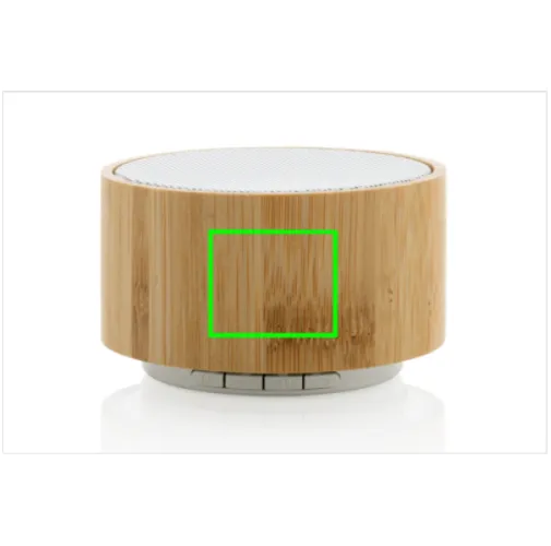 Altavoz inalámbrico 3W bambú y RCS