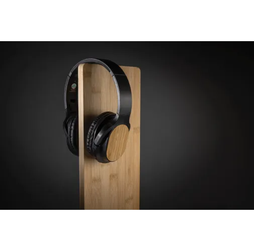 negro Auriculares Elite inalámbricos plegables RCS y bambú